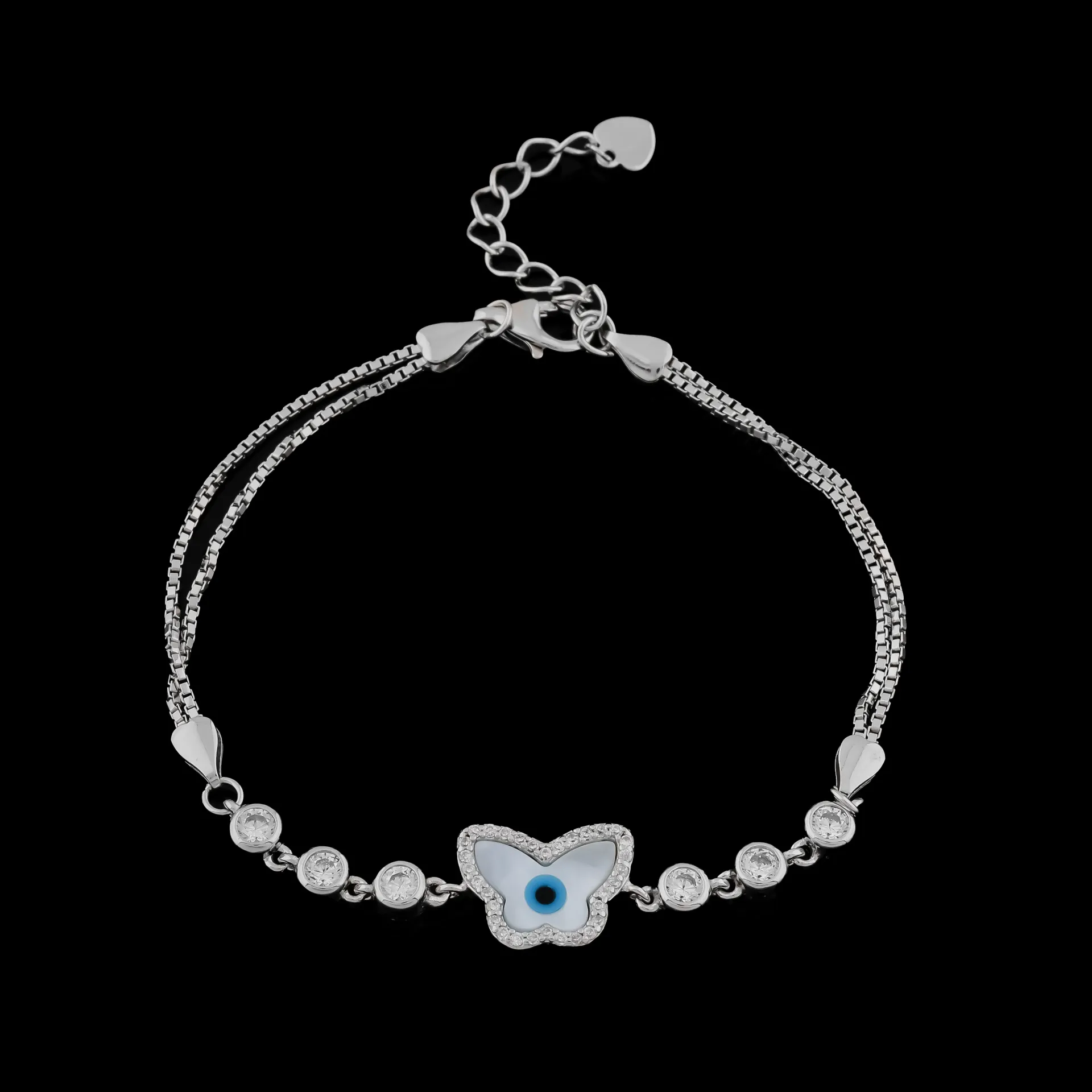 EVIL EYE BUTTERFLY BRACELET