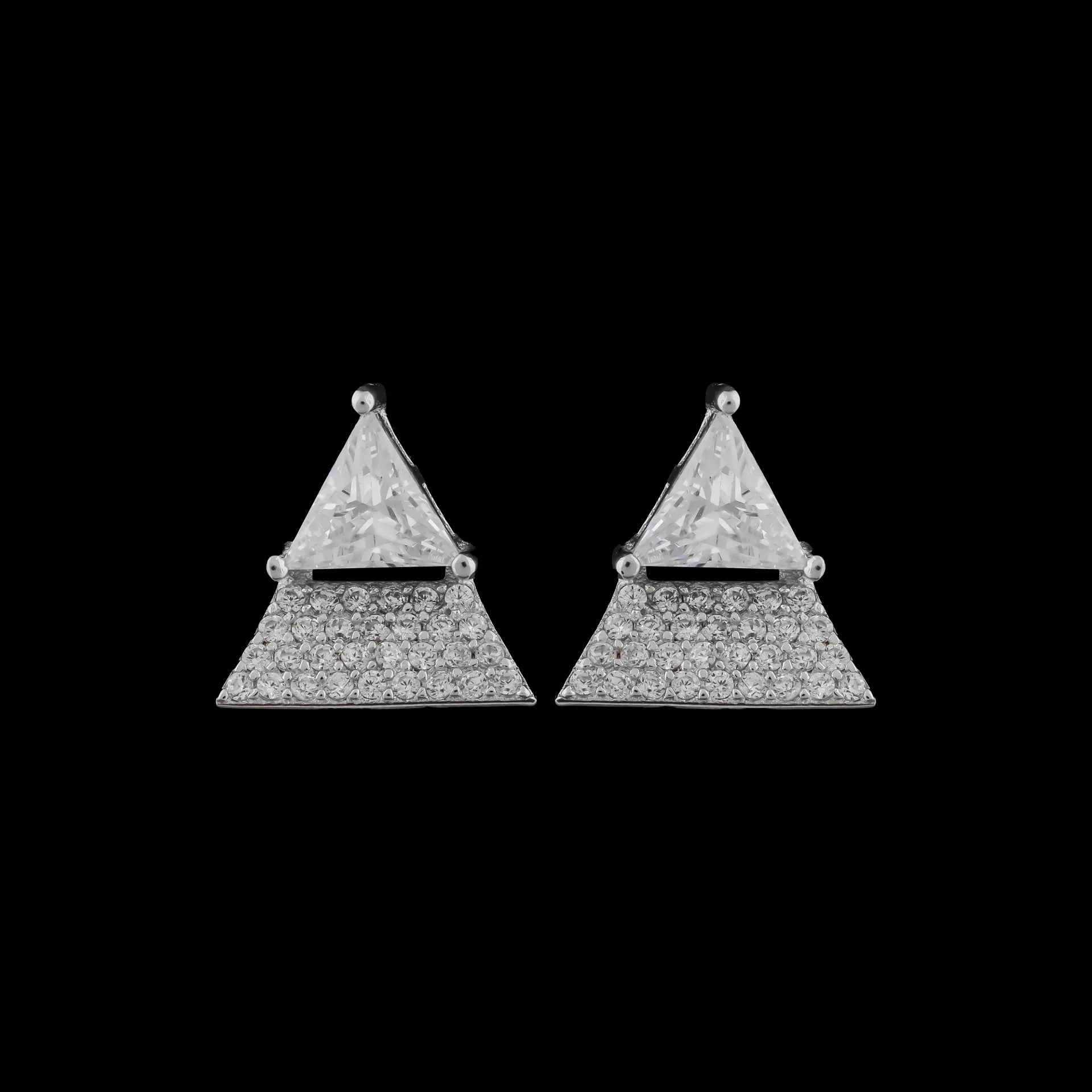 AURIC PRISM STUD EARRINGS