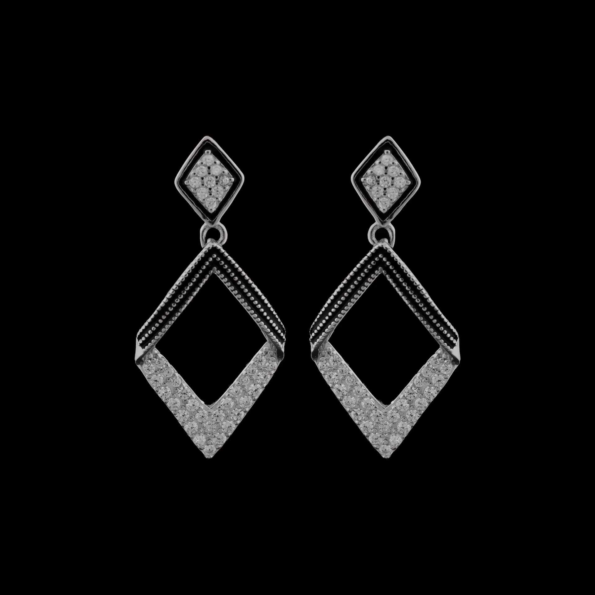 VETRA DIAMOND DROP EARRINGS