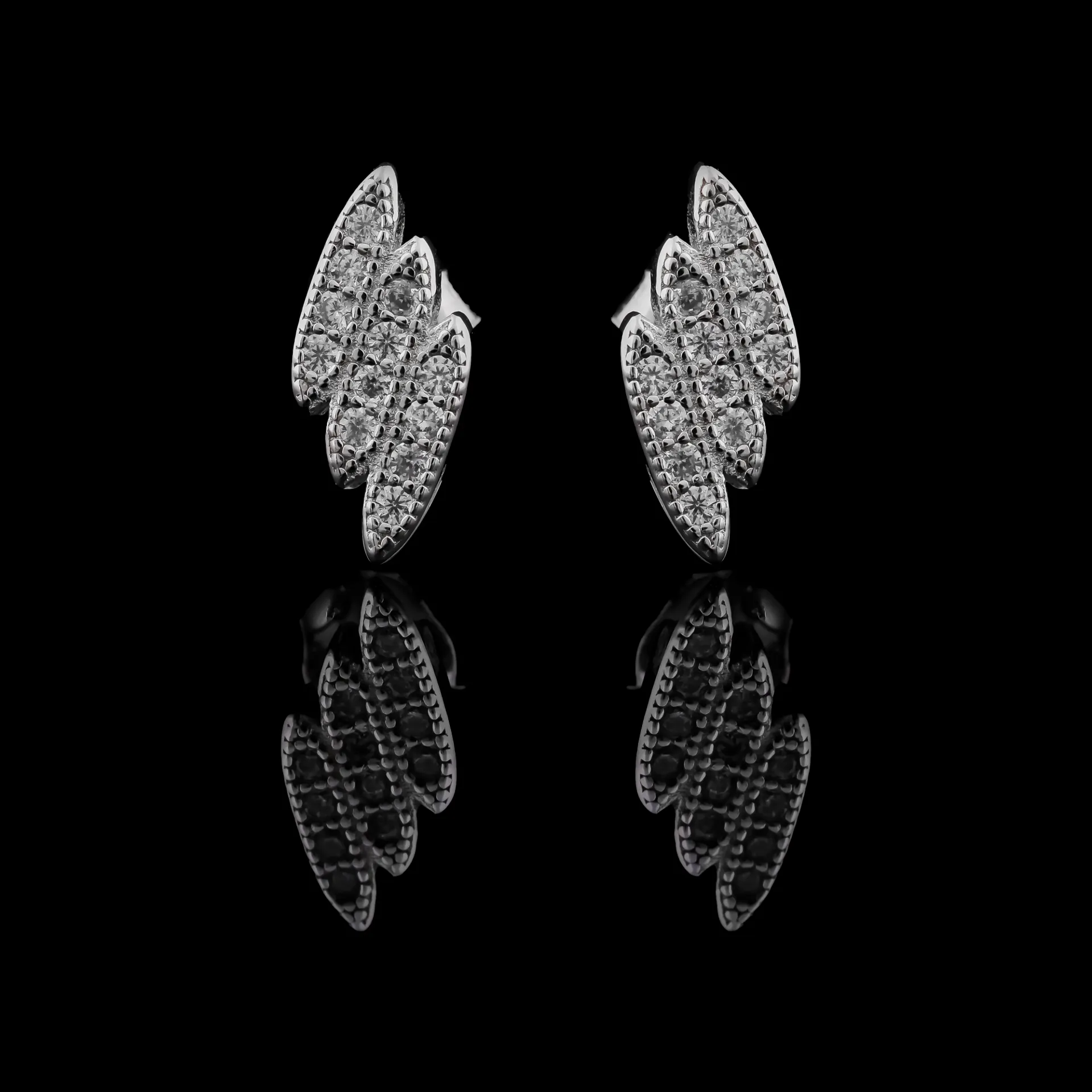 MARQUISE CLUSTER STUD EARRINGS