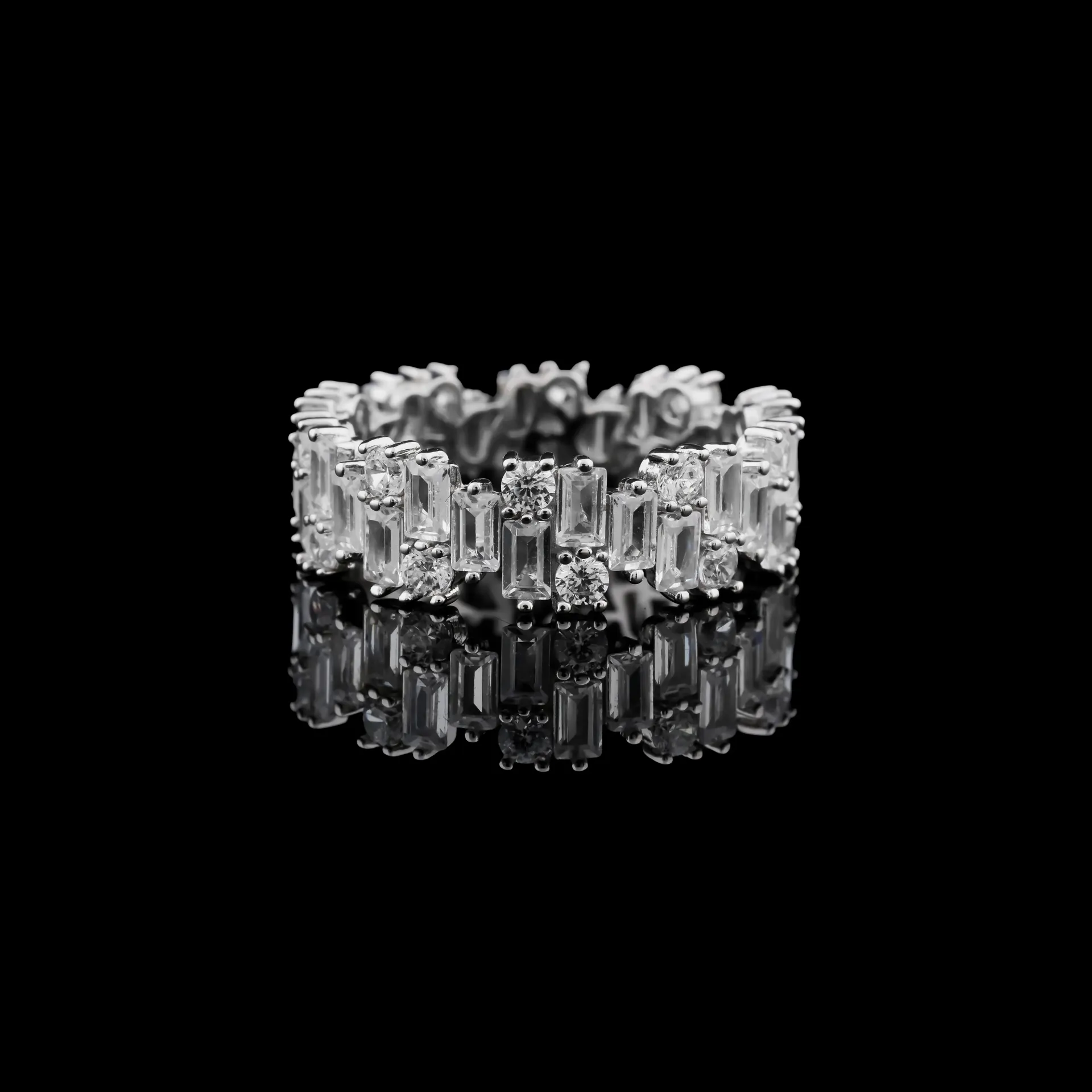 CELESTE BAGUETTE ETERNITY RING